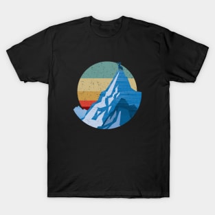 No Mountain High Enough - Textured T-Shirt